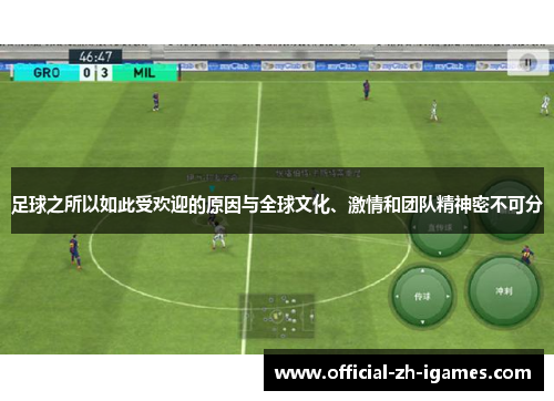 足球之所以如此受欢迎的原因与全球文化、激情和团队精神密不可分 足球之所以如此受欢迎的原因与全球文化、激情和团队精神密不可分